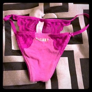 Victoria secret pink thong